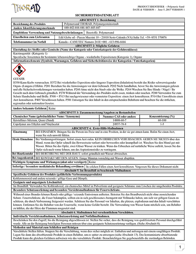 Safety Data Sheet