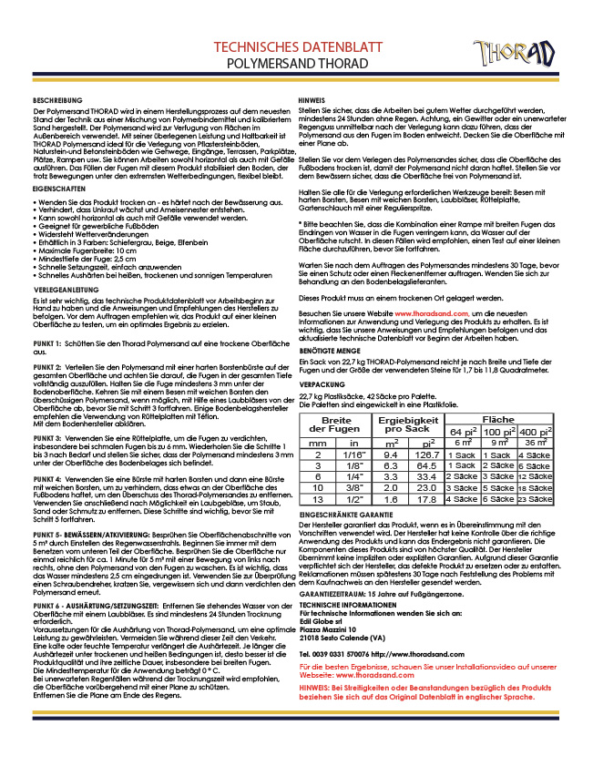 Technical Data Sheet