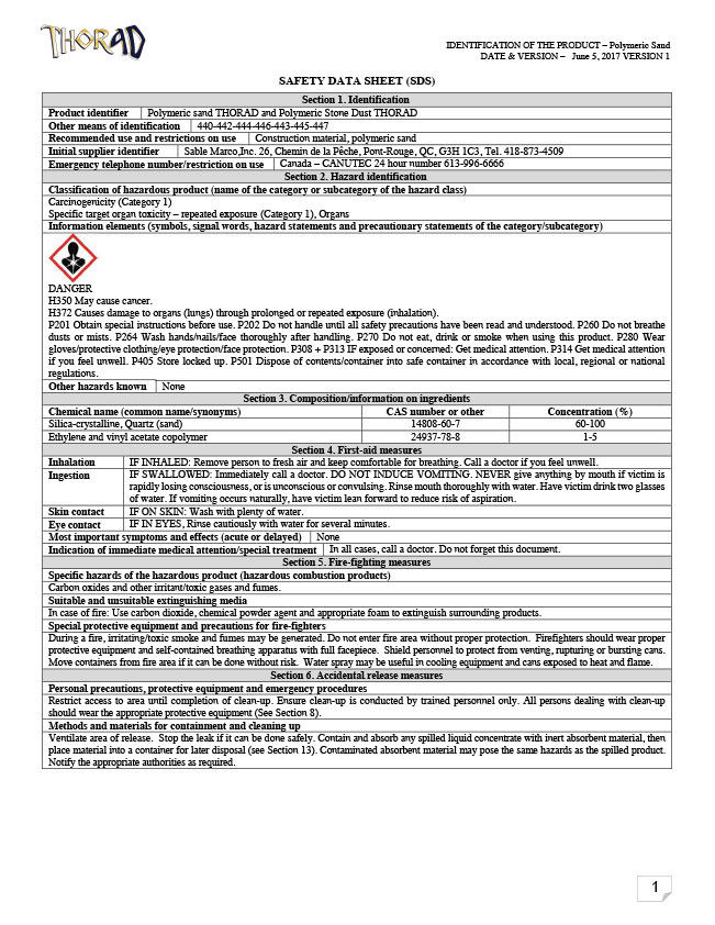 Safety Data Sheet